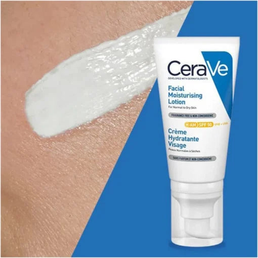 PM Facial Moisturizing Lotion.