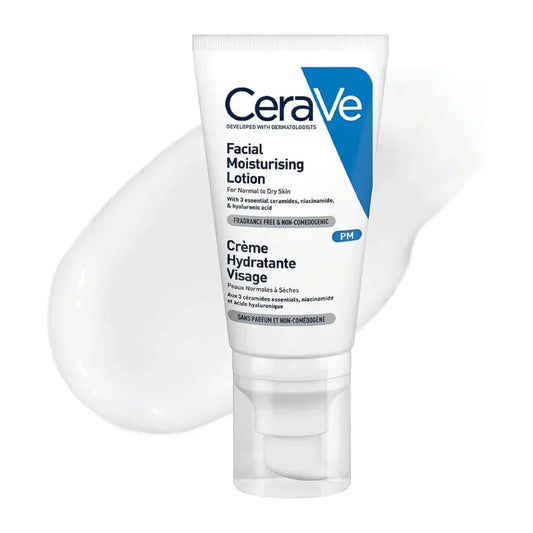 PM Facial Moisturizing Lotion.