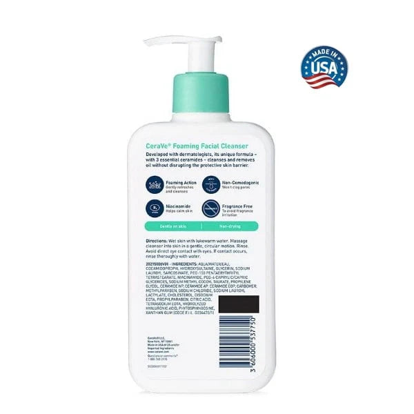 Foaming Facial Cleanser  237ml.