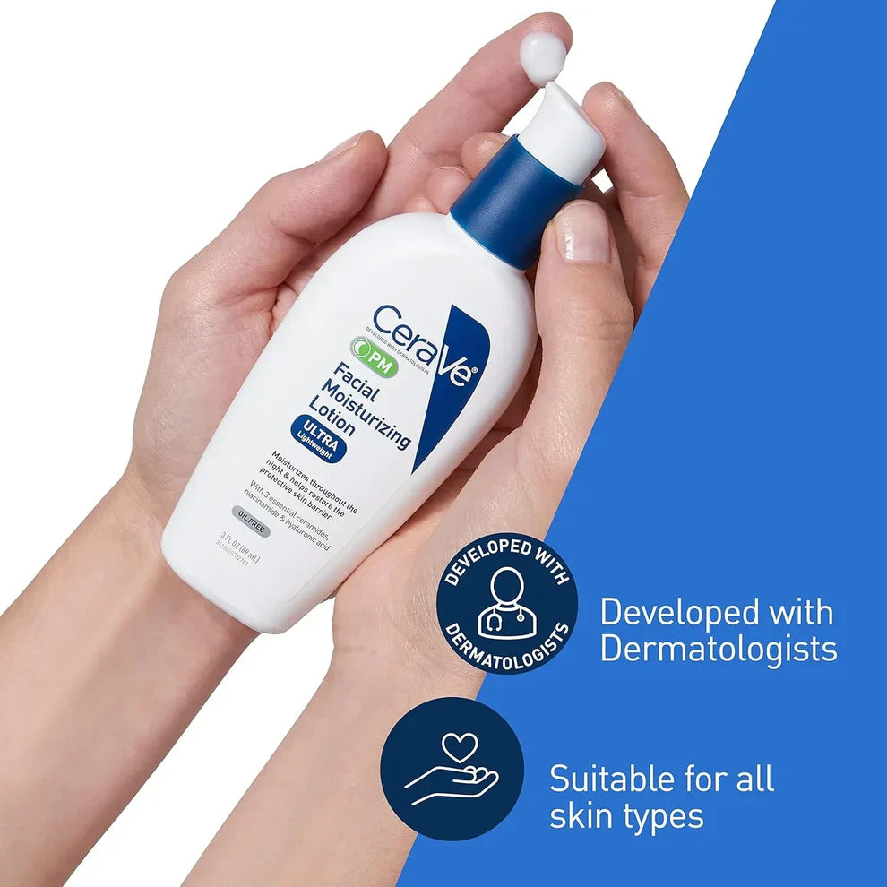 PM Facial Moisturising Lotion.