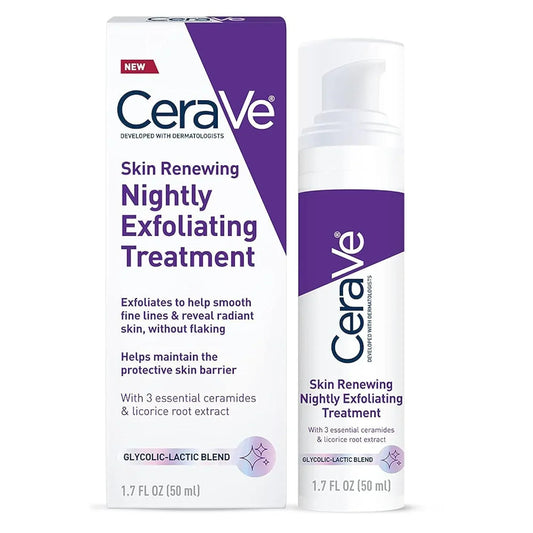 Skin Renewing Nightly Exfoliating Treatment.